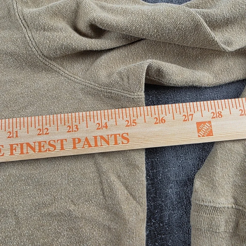 Polo Ralph Lauren Shawl Collar Sweater Mens XL Beige Tan Jumper Boxy Fit Preppy